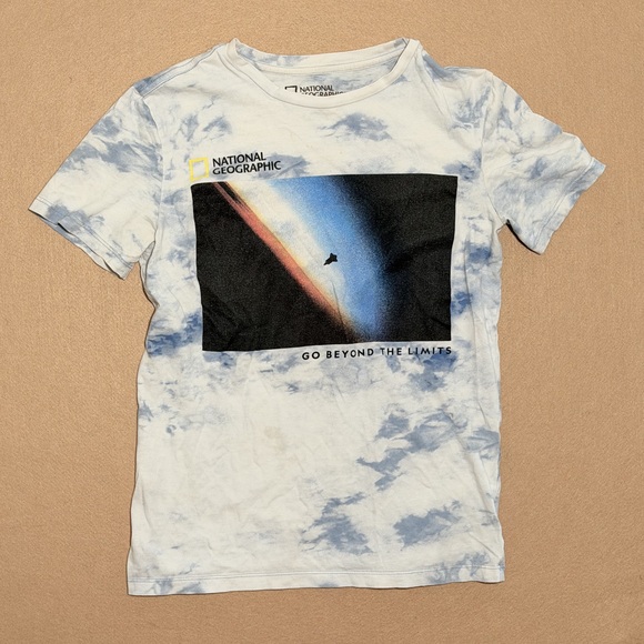 National Geographic Go Beyond the Limit natural fibers 100% cotton tee in Blue - Picture 2 of 5